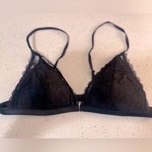 Fleur du Mal triangle lace tanga bra
